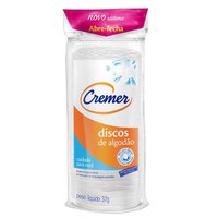 Algodão em Disco Cremer pacote com 37g Algodão em Disco Cremer pacote com 37g