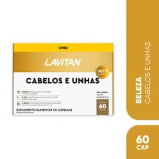 Lavitan Cabelos e Unhas 1 60 cápsulas Lavitan Cabelos e Unhas 1 60 cápsulas