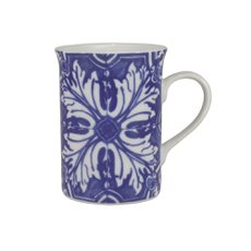Caneca Chocolate Azulejos 240ml Schmidt 2257M.228 Caneca Chocolate Azulejos 240ml Schmidt 2257M.228