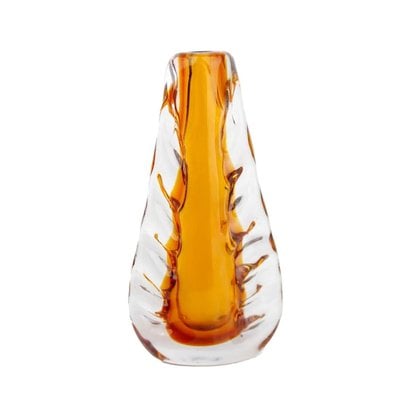 Vaso Decorativo Murano Ambar 18x8x32cm Paramount 4049 Vaso Decorativo Murano Ambar 18x8x32cm Paramount 4049