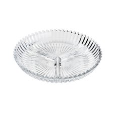 Petisqueira com 3 Divisões Cristal Charmy 22,3x3,7cm Lyor 6998 Petisqueira com 3 Divisões Cristal Charmy 22,3x3,7cm Lyor 6998
