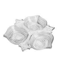 Petisqueira com 3 Divisões Cristal Vintage 26x4cm Lyor 7456 Petisqueira com 3 Divisões Cristal Vintage 26x4cm Lyor 7456