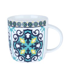 Caneca Porcelana Ladrilho Verde 350ml Lyor 8246 Caneca Porcelana Ladrilho Verde 350ml Lyor 8246