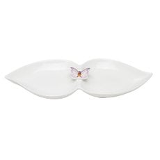 Petisqueira Porcelana Borboletas 27,5cm Wolff 1172 Petisqueira Porcelana Borboletas 27,5cm Wolff 1172