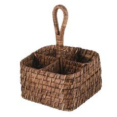 Porta Talheres Rattan 16x16x26cm Mundiart 818 Porta Talheres Rattan 16x16x26cm Mundiart 818