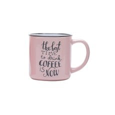 Caneca Porcelana Motive 250ml Rosa Bon Gourmet 26097 Caneca Porcelana Motive 250ml Rosa Bon Gourmet 26097
