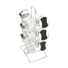 Porta Temperos Vidro 7 Peças Bon Gourmet 26891 Porta Temperos Vidro 7 Peças Bon Gourmet 26891