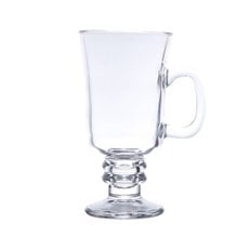 Taça de Cappuccino com Alça Vidro Transparente 250ml Lyor 6614 Taça de Cappuccino com Alça Vidro Transparente 250ml Lyor 6614