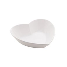 Petisqueira Cerâmica Coração Branco 16,7x15x5,1cm Lyor 8626 - 2ª Linha Petisqueira Cerâmica Coração Branco 16,7x15x5,1cm Lyor 8626 - 2ª Linha