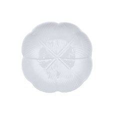 Folha de Bananeira Cerâmica Leaf Branco 16x16x3cm Lyor 4521 Folha de Bananeira Cerâmica Leaf Branco 16x16x3cm Lyor 4521
