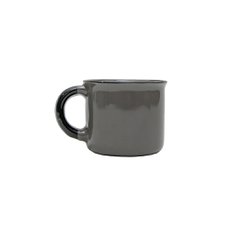Caneca Porcelana Ágata Cinza 70ml Lyor 8554 Caneca Porcelana Ágata Cinza 70ml Lyor 8554