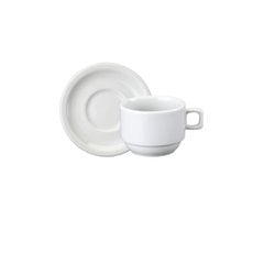 Xícara de Café com Pires Protel 100ml Schmidt M.073 Xícara de Café com Pires Protel 100ml Schmidt M.073