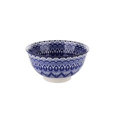 Bowl Cerâmica Geométrico Azul 12,5cm Lyor 8613 Bowl Cerâmica Geométrico Azul 12,5cm Lyor 8613