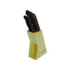 Jogo 5 Facas com Cepo Essential Hauskraft FCH-J102 Jogo 5 Facas com Cepo Essential Hauskraft FCH-J102