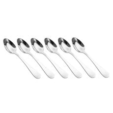 Conjunto 6 Colheres de Chá Aço Inox Lugano Wolff 71255 Conjunto 6 Colheres de Chá Aço Inox Lugano Wolff 71255