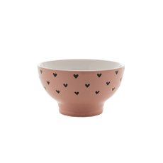 Bowl Cerâmica Coração Rosa 13x8cm Bon Gourmet 28791 - 2ª Linha Bowl Cerâmica Coração Rosa 13x8cm Bon Gourmet 28791 - 2ª Linha