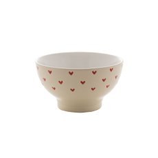 Bowl Cerâmica Coração Branco 13x8cm Bon Gourmet 28791 - 2ª Linha Bowl Cerâmica Coração Branco 13x8cm Bon Gourmet 28791 - 2ª Linha