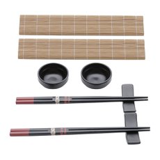 Conjunto 8 Peças para Sushi Bambu Yokohama Lyor 7255 Conjunto 8 Peças para Sushi Bambu Yokohama Lyor 7255
