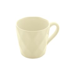Caneca Cerâmica Diamond Bege 180ml Lyor 2311 Caneca Cerâmica Diamond Bege 180ml Lyor 2311