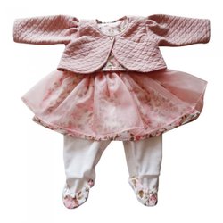 Macacão de Bebê + Casaco Bailarina Rosê Macacão de Bebê + Casaco Bailarina Rosê