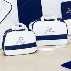 Conjunto de Bolsas Maternidade Príncipe Marinho II P - G Conjunto de Bolsas Maternidade Príncipe Marinho II P - G