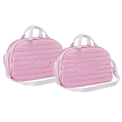 Conjunto de Bolsas Maternidade Coroa Rosa 2 Peças Conjunto de Bolsas Maternidade Coroa Rosa 2 Peças