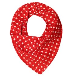 Babador Bandana Coroa Vermelho Babador Bandana Coroa Vermelho