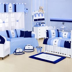 Quarto de Bebê Completo Urso Rei Azul Sem Enxoval Cama Babá Quarto de Bebê Completo Urso Rei Azul Sem Enxoval Cama Babá