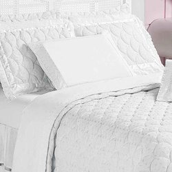 Jogo de Cama Lese Branco Solteiro 3 Peças 200 Fios Jogo de Cama Lese Branco Solteiro 3 Peças 200 Fios