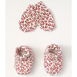 Luvinhas + Pantufas Oncinha Rosa Plush Luvinhas + Pantufas Oncinha Rosa Plush