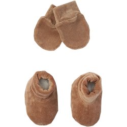 Luvinhas e Pantufas Básico Marrom Plush Luvinhas e Pantufas Básico Marrom Plush
