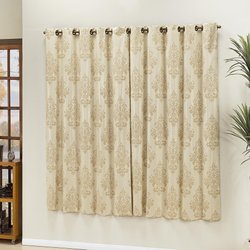 Cortina Blackout Alba Imperial Bege Quarto ou Sala Varão Simples Cortina Blackout Alba Imperial Bege Quarto ou Sala Varão Simples