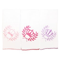 Fralda de Boca Princesa Kit 3 Peças 100% Algodão Fralda de Boca Princesa Kit 3 Peças 100% Algodão