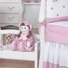 Boneca Para Quarto Enxoval Bebê Menina Luxo Rosa