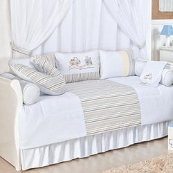 Kit Cama Babá Transporte Azul 6 Peças Kit Cama Babá Transporte Azul 6 Peças