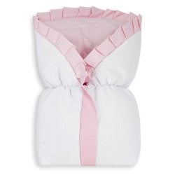 Porta Bebê Ursa Realeza Poá Rosa Porta Bebê Ursa Realeza Poá Rosa