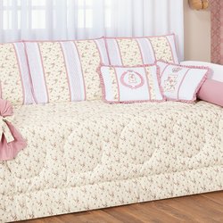Kit Cama Babá Ursinha Rosê 100% Algodão 8 Peças Kit Cama Babá Ursinha Rosê 100% Algodão 8 Peças