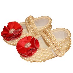 Sapato Bebê Menina Pérola Chic Vermelho Sapato Bebê Menina Pérola Chic Vermelho