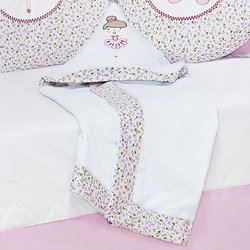Toalha de Banho com Capuz Bailarina Rosa 100% Algodão Toalha de Banho com Capuz Bailarina Rosa 100% Algodão