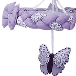 Móbile de Berço Butterfly Lilás Móbile de Berço Butterfly Lilás