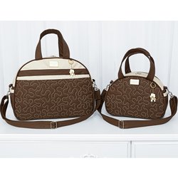 Kit Bolsas Maternidade Paris Marrom Kit Bolsas Maternidade Paris Marrom