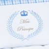 Kit Berço Príncipe Azul 100% Algodão 7 Peças
