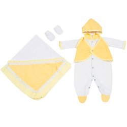 Saída de Maternidade Mimo Amarelo Saída de Maternidade Mimo Amarelo