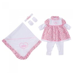 Saída de Maternidade Coroa Floral Branco 5 Peças Saída de Maternidade Coroa Floral Branco 5 Peças