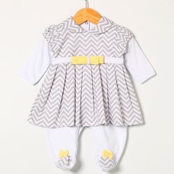 Macacão de Bebê Luxo Cinza Macacão de Bebê Luxo Cinza