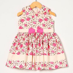 Vestido Bebê Fofa Floral Pink Vestido Bebê Fofa Floral Pink