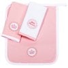 Toalha de Boca Coroa Rosa Kit 3 Peças Cotton Fio Egípcio