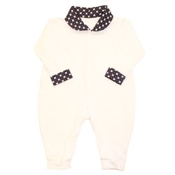 Macacão de Bebê Basic Coroa Marinho Macacão de Bebê Basic Coroa Marinho