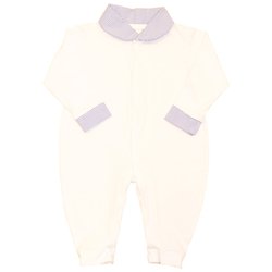 Macacão de Bebê Basic Xadrez Azul Macacão de Bebê Basic Xadrez Azul