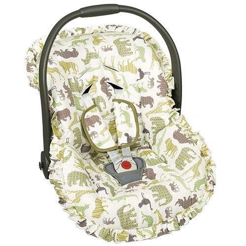 Capa Bebê Conforto + Protetor de Cinto Safari Verde